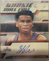 Shai Gilgeous Alexander #SGA Basketball Cards 2018 Panini Certified Rookie Roll Call Autographs Prices