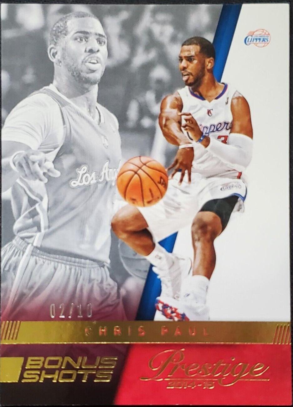 Chris Paul Bonus Shots Gold #146 Basketball Cards 2014 Panini Prestige