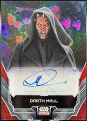 Ray Park as Darth Maul [Red Refractor] #A-RP Star Wars 2024 Topps Chrome Galaxy Autograph Prices