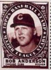 Bob Anderson Baseball Cards 1961 Topps Stamps Prices