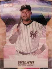 Derek Jeter [Red] #T-2 Baseball Cards 2022 Stadium Club Triumvirates Prices