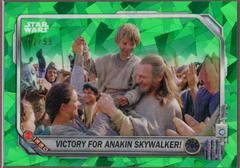 Victory for Anakin Skywalker! [Green] #PR-9 Star Wars 2024 Topps Chrome Sapphire Podracing Prices