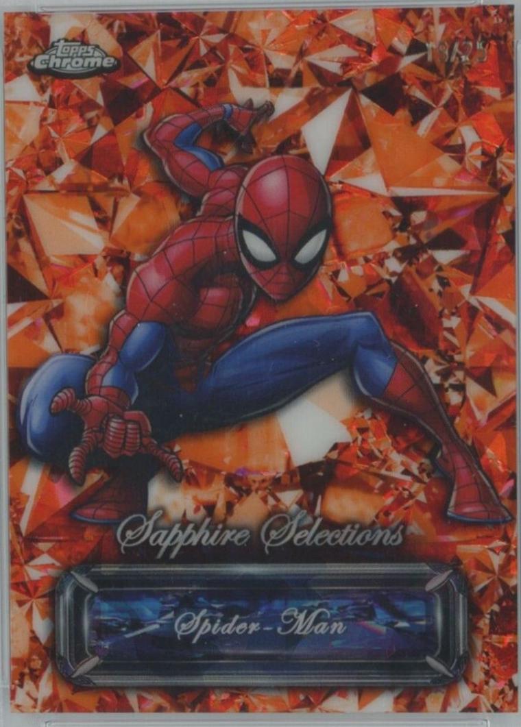 Spider-Man [Orange] #SS-2 Marvel 2024 Topps Chrome Sapphire Selections