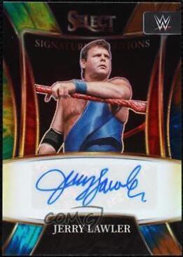 Jerry Lawler [Tie Dye Prizm] #SN-JKL Wrestling Cards 2022 Panini Select WWE Signature Selections