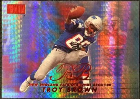 Troy Brown [Star Rubies] #171 Football Cards 1998 Skybox Premium