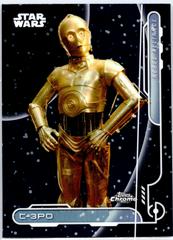 C-3PO [Rebel Orange Refractor] #RA-6 Star Wars 2024 Topps Chrome Galactic Civil War Prices