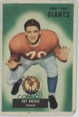 Ray Krouse #51 Football Cards 1955 Bowman