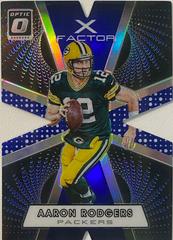 Aaron Rodgers [Blue] #1 Football Cards 2016 Panini Donruss Optic X-Factor Prices