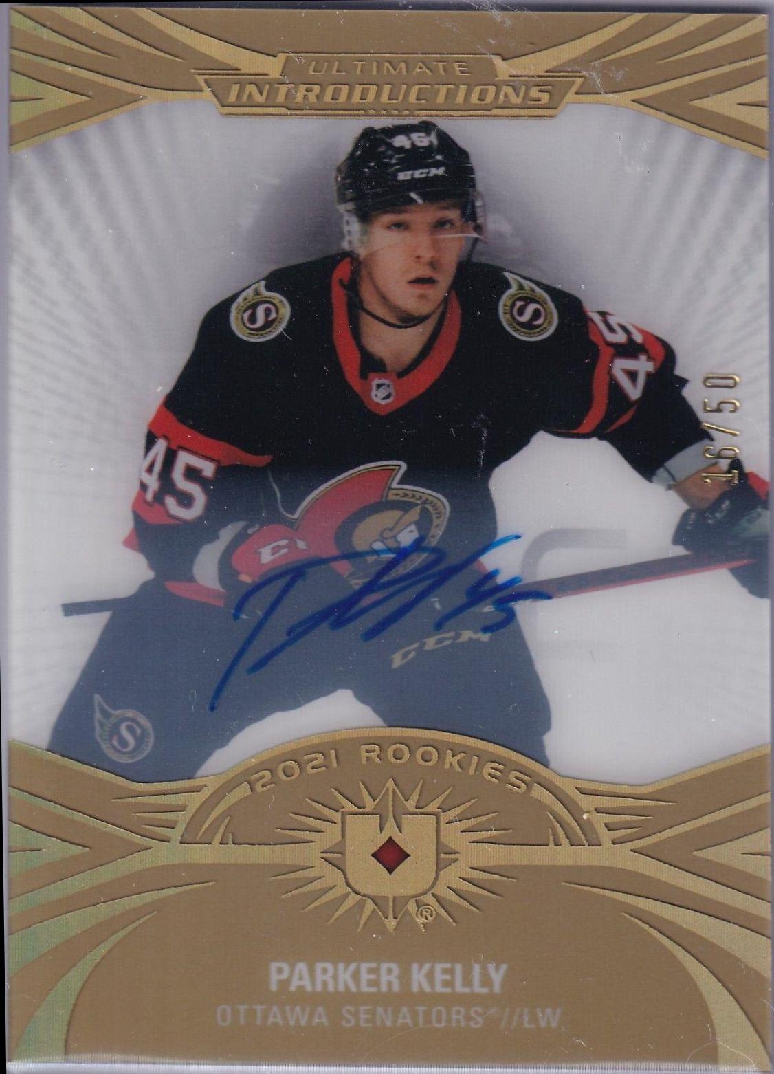 Parker Kelly [Gold Autograph] #UI-48 Prices | 2021 Ultimate Collection ...