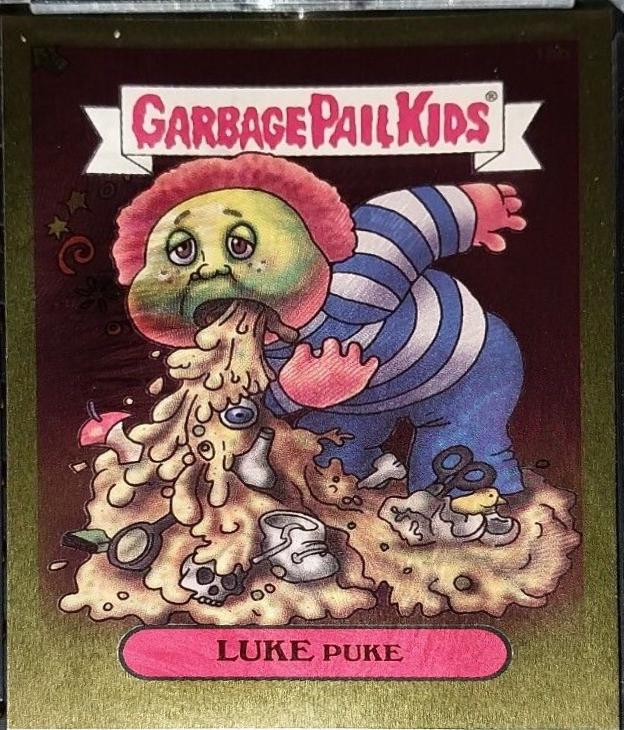 LUKE Puke [Gold] #18b 2003 Garbage Pail Kids