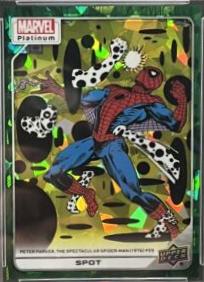 Spot [Green Crackle] #101 Marvel 2023 Upper Deck Platinum