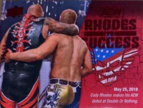 Cody Rhodes [Red] #RS-5 Wrestling Cards 2021 Upper Deck AEW Rhodes to Success