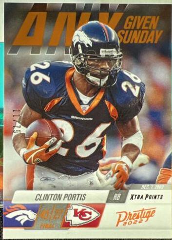 Clinton Portis [Orange] #16 Football Cards 2022 Panini Prestige Any Given Sunday