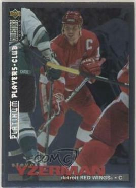 Steve Yzerman [Platinum Player's Club] #266 Hockey Cards 1995 Collector's Choice