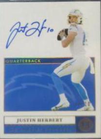 Justin Herbert [Autograph] #48 Football Cards 2021 Panini Encased