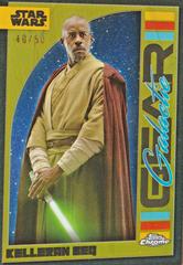 Kelleran Beq [Gold Refractor] #GG-9 Star Wars 2024 Topps Chrome Galactic Gear Prices