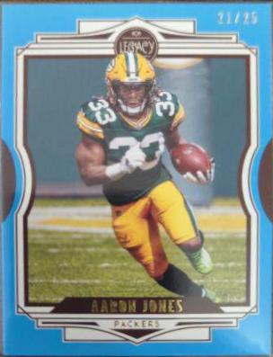 Aaron Jones [Indigo] #64 Football Cards 2021 Panini Legacy