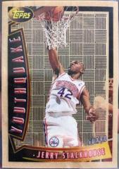 Jerry Stackhouse #YQ10 Basketball Cards 1996 Topps Youthquake Prices