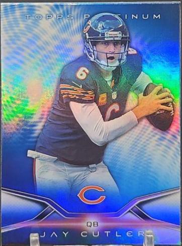 Jay Cutler [Blue] #16 Football Cards 2014 Topps Platinum