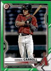 Corbin Carroll [Green] #BP-142 Baseball Cards 2021 Bowman Paper Prospects Prices