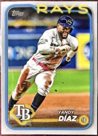 Yandy Diaz [Platinum] #52 Prices | 2024 Topps | Baseball Cards