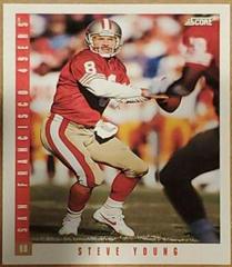 Steve Young #16 Football Cards 1993 Panini Score Prices