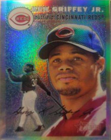 Ken Griffey Jr. [Retrofractor] #THC88 Baseball Cards 2003 Topps Heritage Chrome