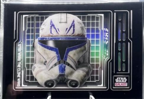 Captain Rex Helmet #AS-2 Star Wars 2024 Topps Chrome Galaxy Armor Shadowbox