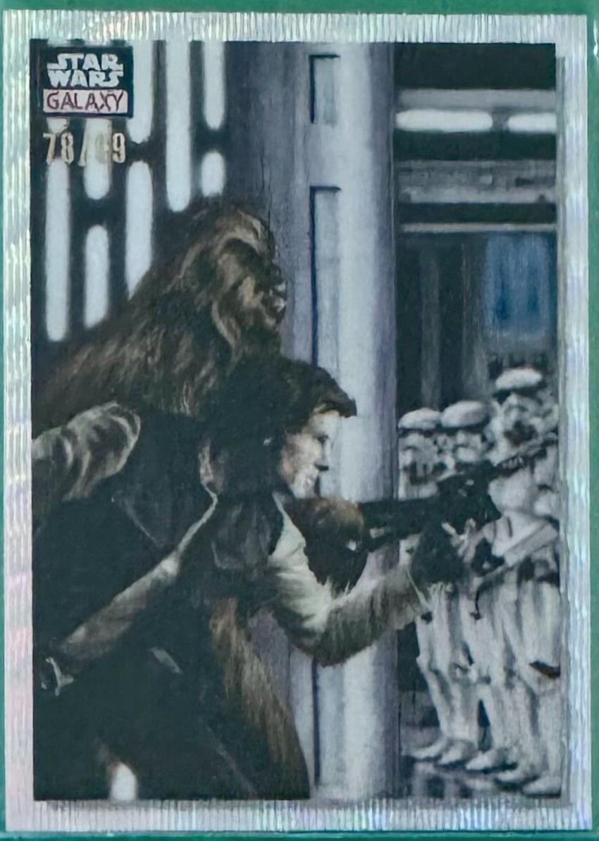 Sneaking Around Danger [Wave Refractor] #46 Star Wars 2023 Topps Chrome Galaxy