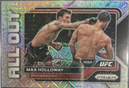 Max Holloway [Mojo] #24 Ufc Cards 2023 Panini Prizm UFC All Out