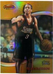 1998-99 Bowman’s Best Refractor #10 purchases Allen Iverson Serial #85/400