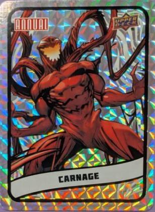 Carnage #B6 Marvel 2023 Upper Deck Annual Backscatters