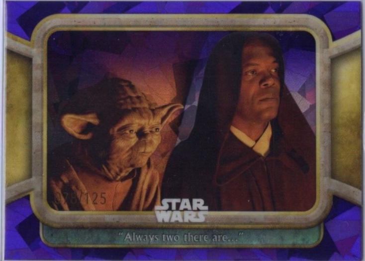 Always Two There Are [Purple] #97 Star Wars 2024 Topps Chrome Sapphire