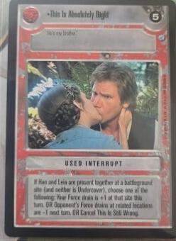 This Is Absolutely Right [Limited] Star Wars CCG Endor