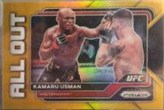 Kamaru Usman [Gold] #12 Ufc Cards 2023 Panini Prizm UFC All Out Prices