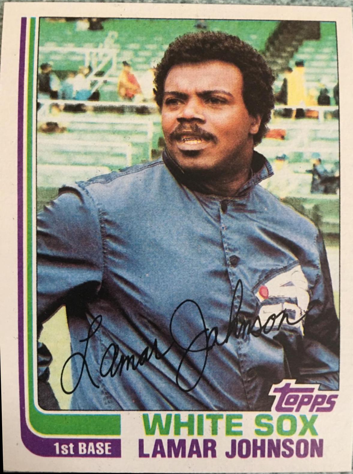 Lamar Johnson #13 Baseball Cards 1982 Topps