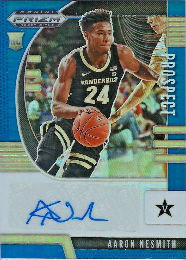 Aaron Nesmith [Blue Prizm] Basketball Cards 2020 Panini Prizm Draft Picks Autographs