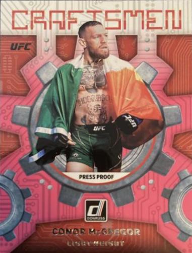 Conor McGregor [Press Proof] #17 Ufc Cards 2022 Panini Donruss UFC Craftsmen