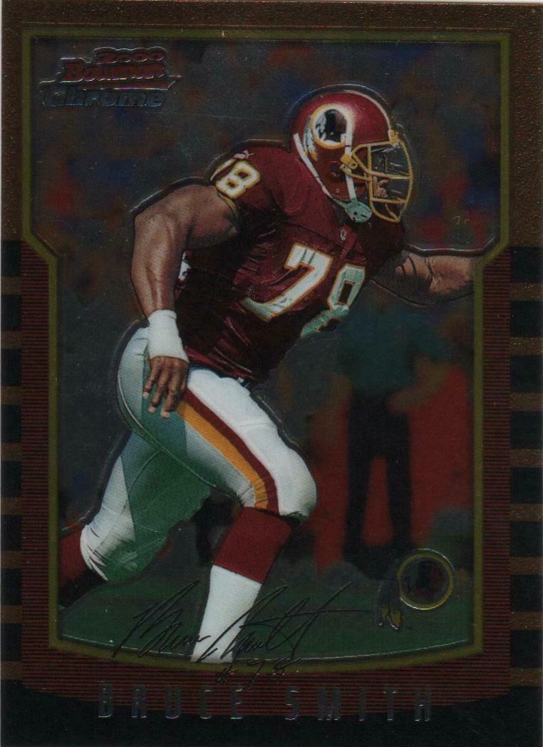 Bruce Smith #35 Football Cards 2000 Bowman Chrome