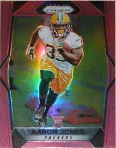 Aaron Jones [Pink Prizm] #288 Football Cards 2017 Panini Prizm