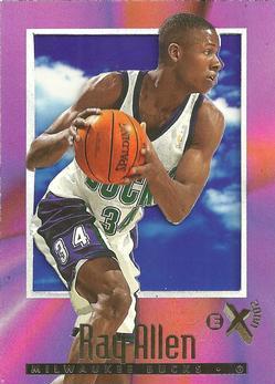 Ray Allen #37 Prices [Rookie] | 1996 Skybox E-X2000 | Basketball Cards