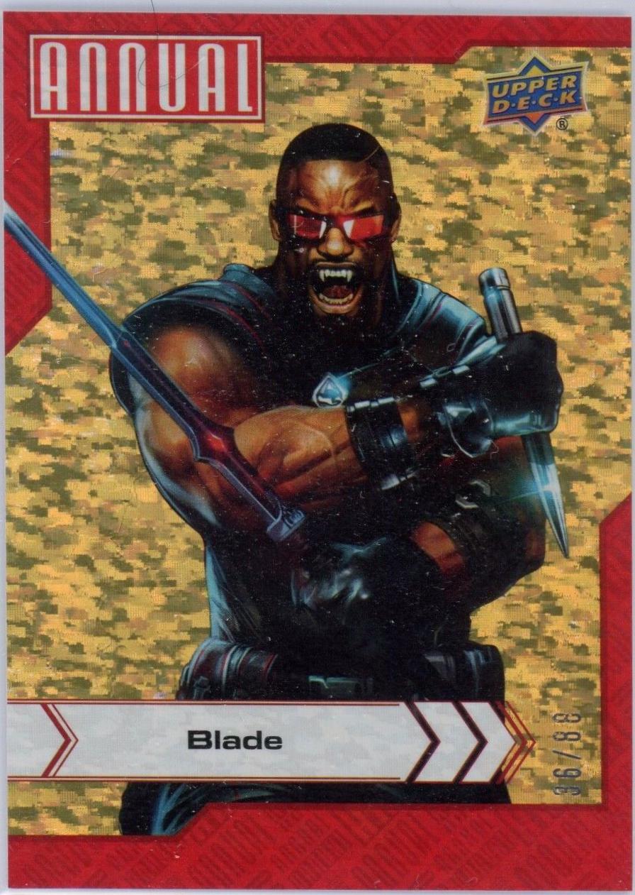 Blade [Gold Linearity] #10 Marvel 2022 Upper Deck Annual