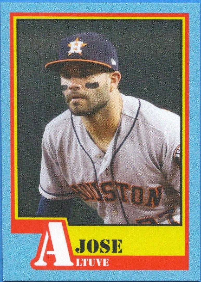 Jose Altuve #127 Baseball Cards 2018 Topps Throwback Thursday