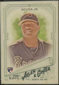 Ronald Acuna Jr. #207 Prices [Rookie] | 2018 Topps Allen & Ginter |  Baseball Cards