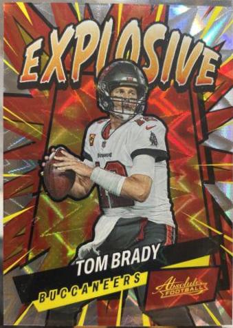 2022 Panini XR Tom Brady X-CLUSIVE Holo ParallelnCase Hit SSP BUCCANEERS TB12 2024 GO