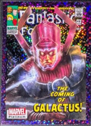 Galactus [Purple Pixel] #VI36 Marvel 2023 Upper Deck Platinum Cover Variant