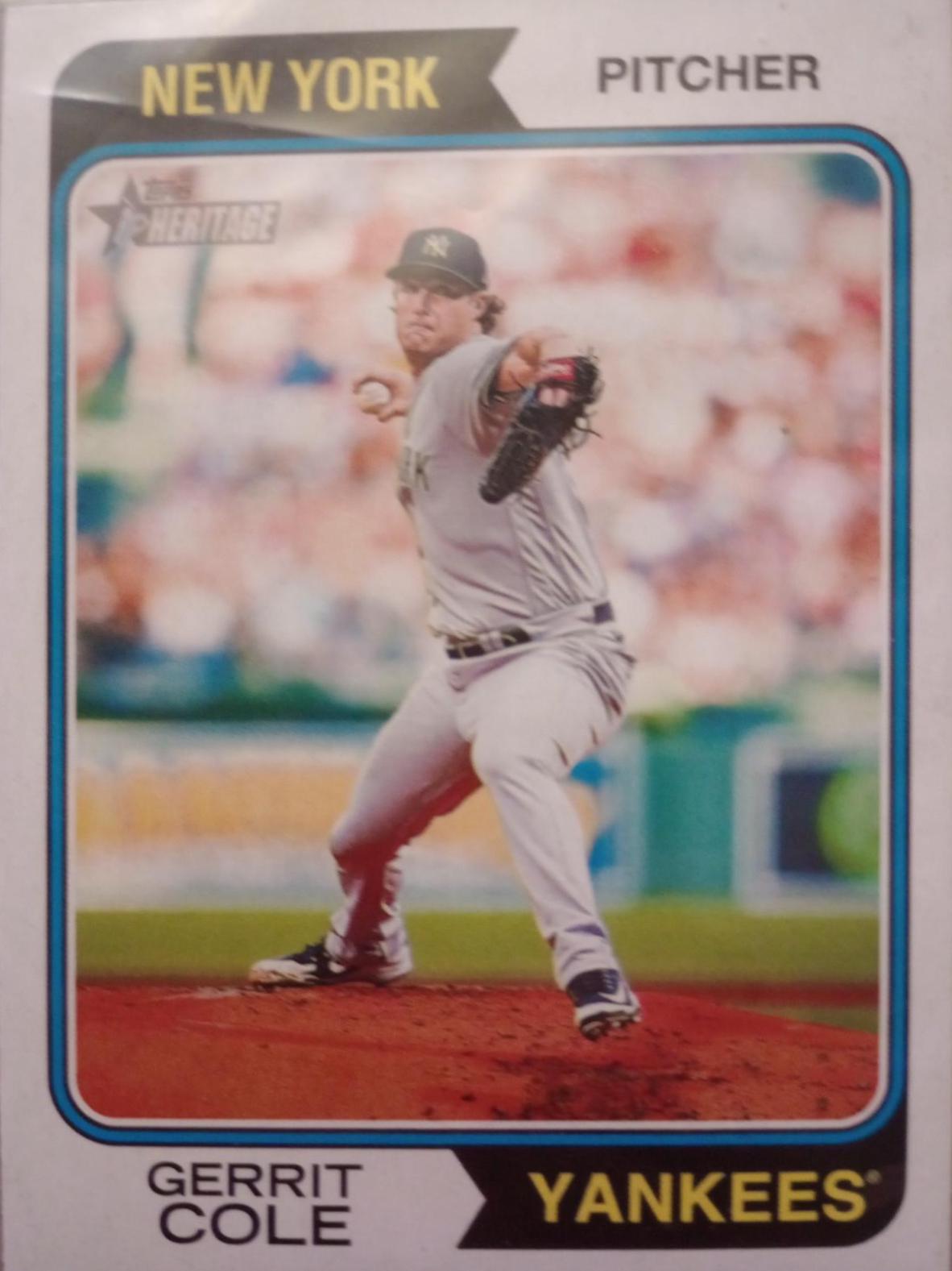 Gerrit Cole 324 Prices 2023 Topps Heritage Baseball Cards