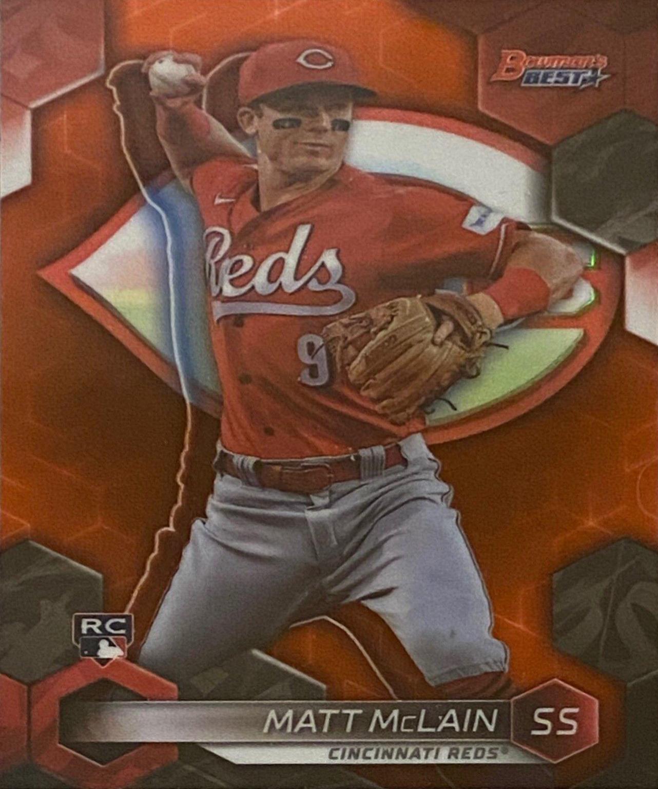 Matt McLain [Orange] #39 Baseball Cards 2023 Bowman's Best