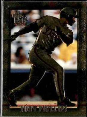 Tony Phillips #79 Baseball Cards 1995 Topps Embossed