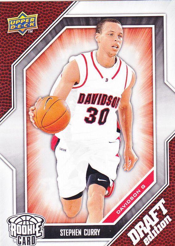 Steph curry rc upper deck hotsell draft edition 2009/2010